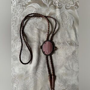 Vintage Bolo Tie with Gem Stone